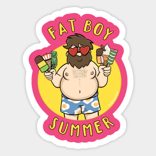 Fat Boy Summer Sticker